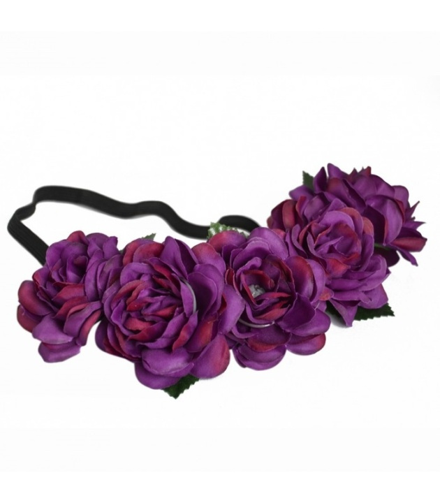 Hårband Hårbånd Blossom Big - Lilla i gruppen HELSE OG SKJØNNHET / Hår & styling / Hårtilbehør hos TP E-commerce Nordic AB (38-68038)