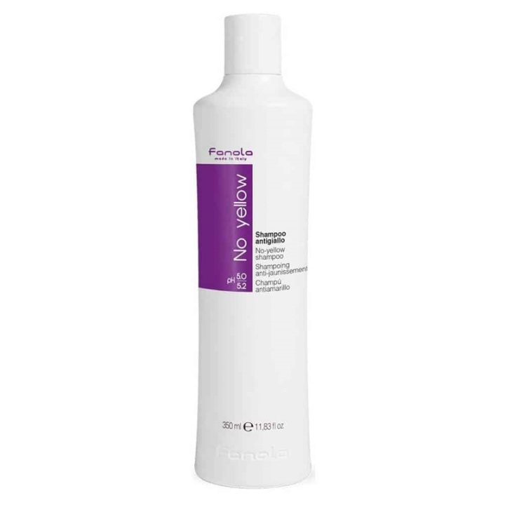 Fanola No Yellow Shampoo 350 ml i gruppen HELSE OG SKJØNNHET / Hår & styling / Hårpleie / Hårfarge / Sølv sjampo hos TP E-commerce Nordic AB (38-68162)