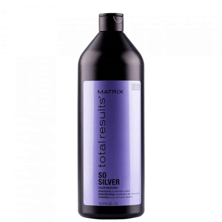 Matrix Total Results Colour Obsessed So Silver Shampoo 1000 ml i gruppen HELSE OG SKJØNNHET / Hår & styling / Hårpleie / Hårfarge / Sølv sjampo hos TP E-commerce Nordic AB (38-68190)