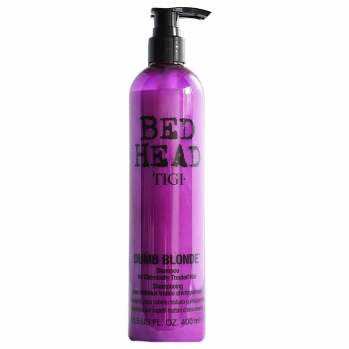 TIGI Bed Head Dumb Blonde Shampoo 400 ml i gruppen HELSE OG SKJØNNHET / Hår & styling / Hårpleie / Sjampo hos TP E-commerce Nordic AB (38-68238)