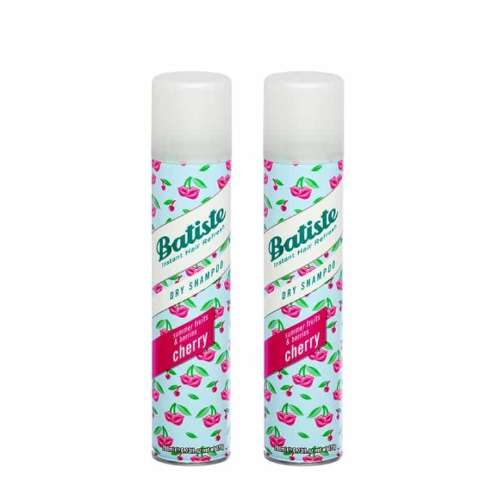 Batiste Batiste 2-pakning Tørrsjampo Cherry 200 ml i gruppen HELSE OG SKJØNNHET / Hår & styling / Hårpleie / Tørrsjampo hos TP E-commerce Nordic AB (38-68251)