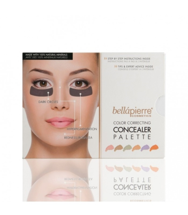 Bellapierre Fargekorrigerende concealerpalett i gruppen HELSE OG SKJØNNHET / Makeup / Makeup ansikt / Concealer hos TP E-commerce Nordic AB (38-68763)