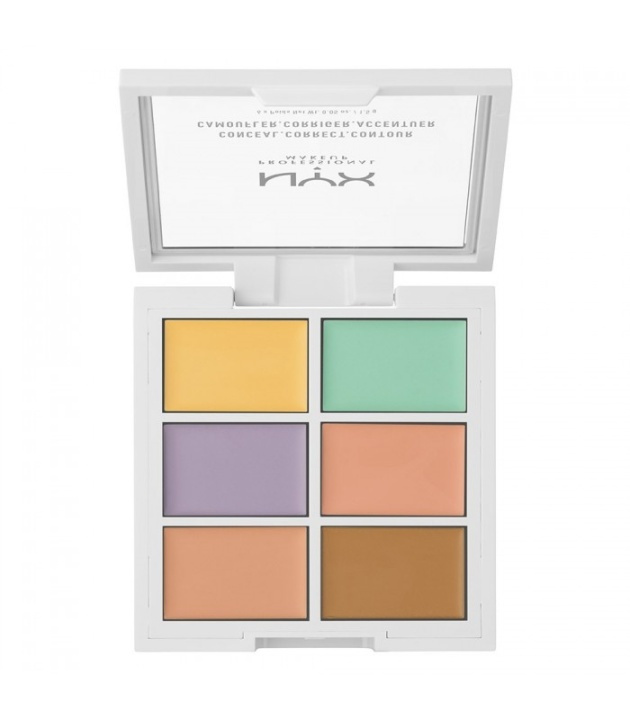 NYX PROF. MAKEUP 3C Palette Colour Correcting Concealer i gruppen HELSE OG SKJØNNHET / Makeup / Makeup ansikt / Concealer hos TP E-commerce Nordic AB (38-68801)
