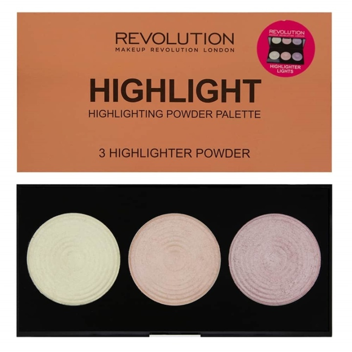 Makeup Revolution Highlighter Palette - Highlight i gruppen HELSE OG SKJØNNHET / Makeup / Makeup ansikt / Contour/Highlight hos TP E-commerce Nordic AB (38-68877)