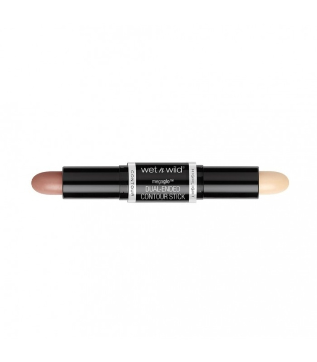 Wet n Wild Mega Glo Dual-Ended Contour Stick Light/Medium 4 g i gruppen HELSE OG SKJØNNHET / Makeup / Makeup ansikt / Contour/Highlight hos TP E-commerce Nordic AB (38-68918)