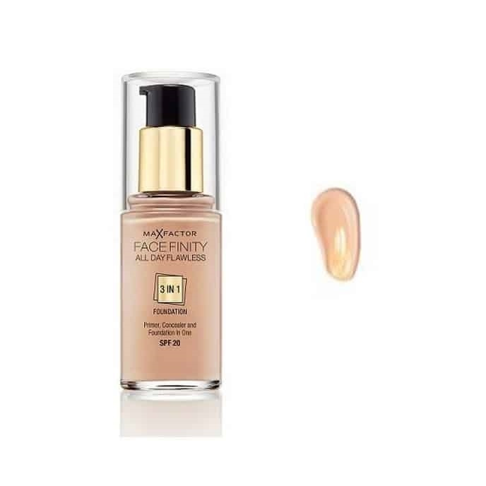 Max Factor Facefinity 3 In 1 Foundation 35 Pearl Beige i gruppen HELSE OG SKJØNNHET / Makeup / Makeup ansikt / Foundation hos TP E-commerce Nordic AB (38-68983)