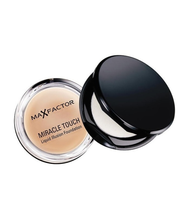 Max Factor Miracle Touch Foundation 45 Warm Almond i gruppen HELSE OG SKJØNNHET / Makeup / Makeup ansikt / Foundation hos TP E-commerce Nordic AB (38-69008)