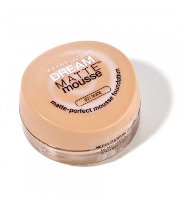 Maybelline Dream Matte Mousse Foundation 18ml 21 Nude i gruppen HELSE OG SKJØNNHET / Makeup / Makeup ansikt / Foundation hos TP E-commerce Nordic AB (38-69025)