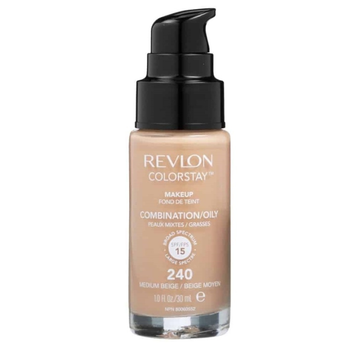 Revlon Colorstay Combination/Oily Skin - 240 Medium Beige 30ml i gruppen HELSE OG SKJØNNHET / Makeup / Makeup ansikt / Foundation hos TP E-commerce Nordic AB (38-69101)