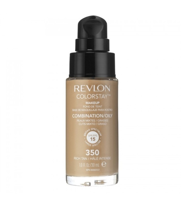 Revlon Colorstay Makeup Combination/Oily Skin - 350 Rich Tan 30ml i gruppen HELSE OG SKJØNNHET / Makeup / Makeup ansikt / Foundation hos TP E-commerce Nordic AB (38-69110)