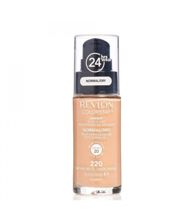 Revlon Colorstay Makeup Normal/Dry Skin - 220 Natural Beige 30ml i gruppen HELSE OG SKJØNNHET / Makeup / Makeup ansikt / Foundation hos TP E-commerce Nordic AB (38-69117)