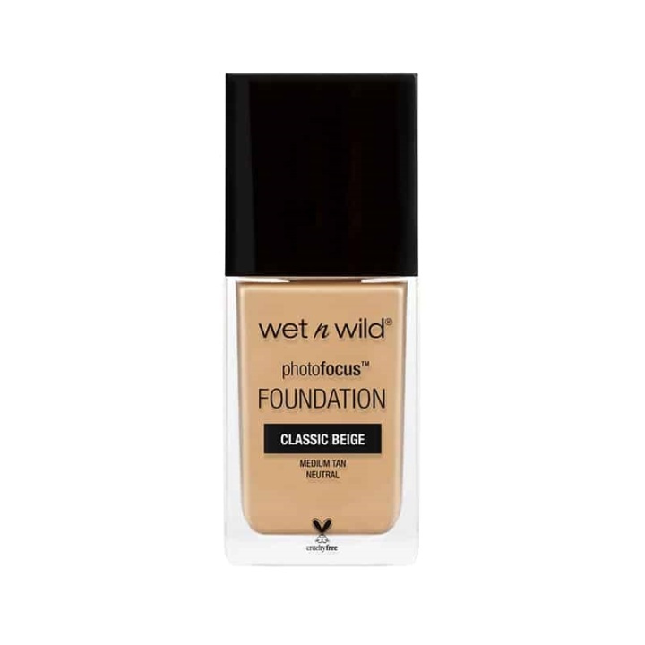 Wet n Wild Photo Focus Foundation Classic Beige 30ml i gruppen HELSE OG SKJØNNHET / Makeup / Makeup ansikt / Foundation hos TP E-commerce Nordic AB (38-69131)