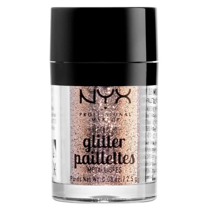 NYX PROF. MAKEUP Metallic Glitter Goldstone 2,5g i gruppen HELSE OG SKJØNNHET / Makeup / Makeup ansikt / Glitter hos TP E-commerce Nordic AB (38-69157)
