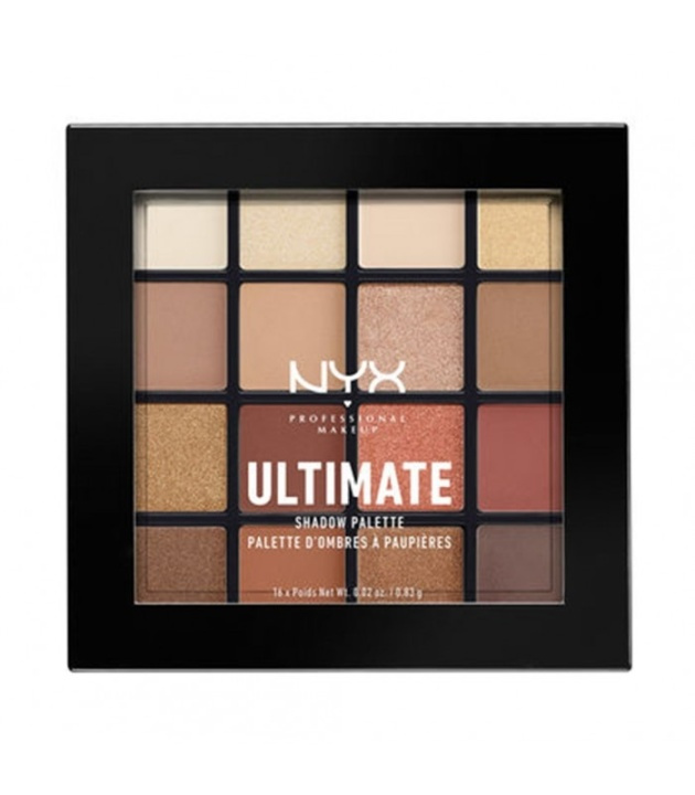 NYX PROF. MAKEUP Ultimate Shadow Palette - Warm Neutrals i gruppen HELSE OG SKJØNNHET / Makeup / Verktøy og sminkesett / Sminkepalett hos TP E-commerce Nordic AB (38-69527)
