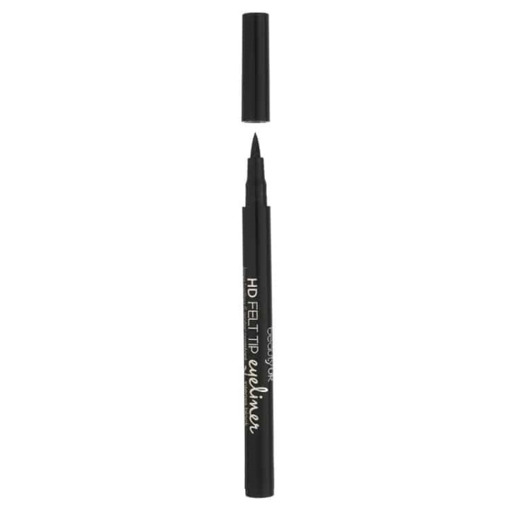 Beauty UK HD Felt Tip Liner No.1 Black 1ml i gruppen HELSE OG SKJØNNHET / Makeup / Øyne og øyebryn / Eyeliner/Kajal hos TP E-commerce Nordic AB (38-69550)