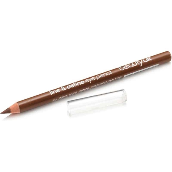 Beauty Uk Line & Define Eye Pencil No. 3 - Brown i gruppen HELSE OG SKJØNNHET / Makeup / Øyne og øyebryn / Eyeliner/Kajal hos TP E-commerce Nordic AB (38-69552)
