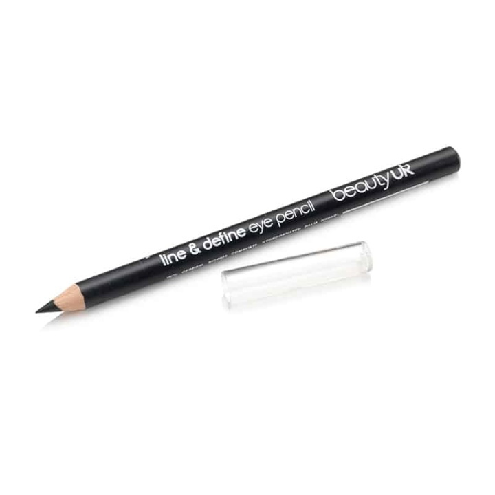 Beauty UK Line & Define Eye Pencil No.1 - Black i gruppen HELSE OG SKJØNNHET / Makeup / Øyne og øyebryn / Eyeliner/Kajal hos TP E-commerce Nordic AB (38-69553)