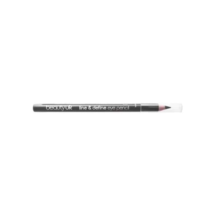 Beauty UK Line & Define Eye Pencil No.8 - Dark Grey i gruppen HELSE OG SKJØNNHET / Makeup / Øyne og øyebryn / Eyeliner/Kajal hos TP E-commerce Nordic AB (38-69554)