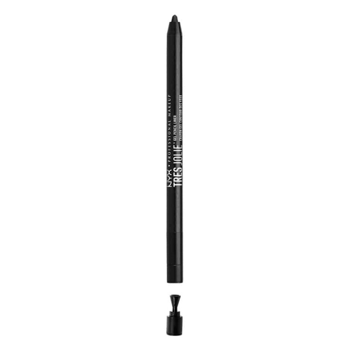 NYX PROFESSIONAL MAKEUP Tres Jolie Gel Pencil Liner - Svart i gruppen HELSE OG SKJØNNHET / Makeup / Øyne og øyebryn / Eyeliner/Kajal hos TP E-commerce Nordic AB (38-69648)