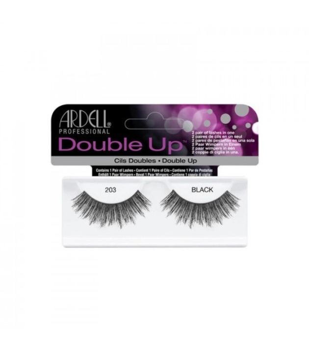 Ardell Double Up False Eyelashes Black 203 i gruppen HELSE OG SKJØNNHET / Makeup / Øyne og øyebryn / Løsvipper hos TP E-commerce Nordic AB (38-69673)