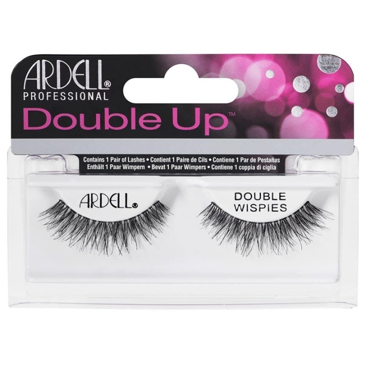 Ardell Double Up Wispies vipper svart i gruppen HELSE OG SKJØNNHET / Makeup / Øyne og øyebryn / Løsvipper hos TP E-commerce Nordic AB (38-69678)