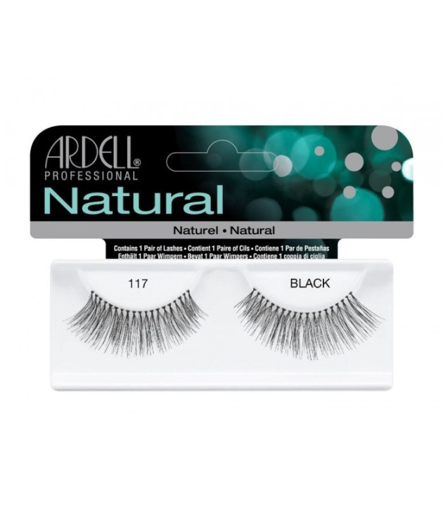 Ardell Natural Lashes 117 Black i gruppen HELSE OG SKJØNNHET / Makeup / Øyne og øyebryn / Løsvipper hos TP E-commerce Nordic AB (38-69713)