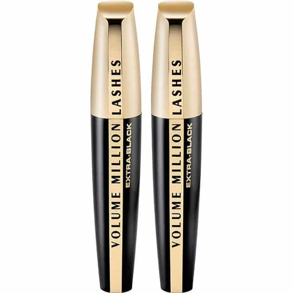 2-pack LOreal Paris Volume Million Lashes Mascara Extra Black 9ml i gruppen HELSE OG SKJØNNHET / Makeup / Øyne og øyebryn / Mascara hos TP E-commerce Nordic AB (38-69748)