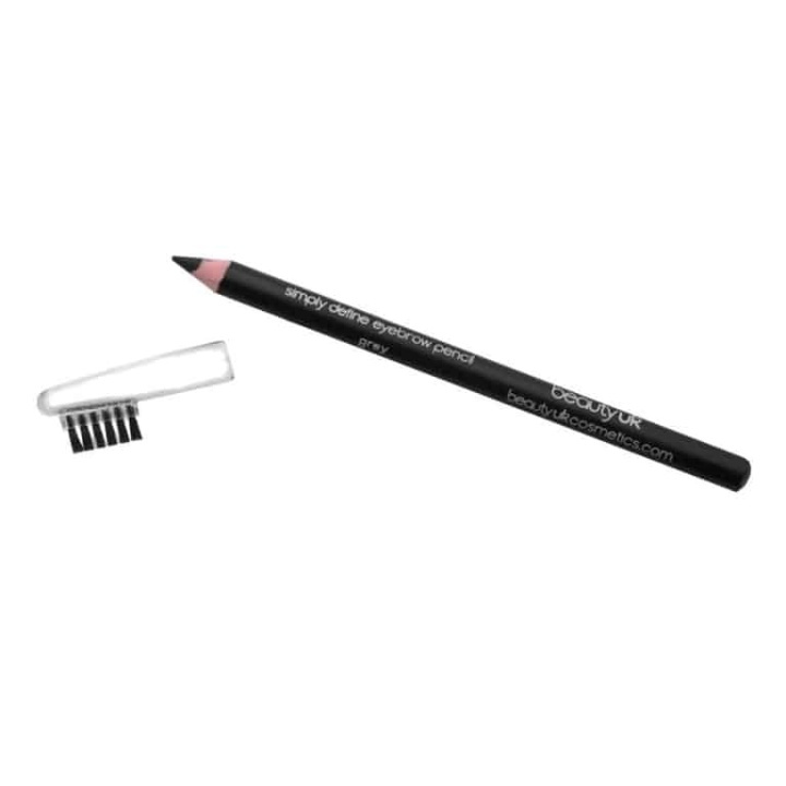 Beauty UK Eyebrow Pencil - Grey i gruppen HELSE OG SKJØNNHET / Makeup / Øyne og øyebryn / Øyenbrynspenn hos TP E-commerce Nordic AB (38-69858)