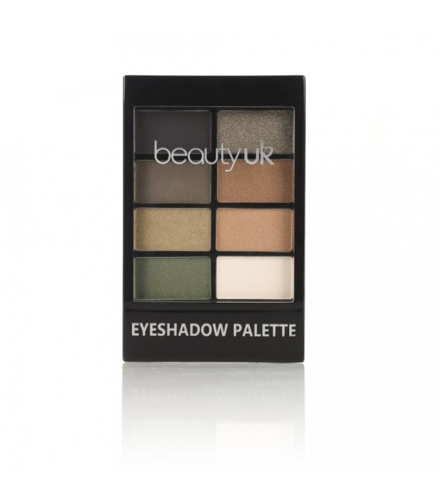 BeautyUK Beauty UK Øyenskyggepalett nr. 5 - Green with Envy i gruppen HELSE OG SKJØNNHET / Makeup / Øyne og øyebryn / Øyeskygger hos TP E-commerce Nordic AB (38-69883)