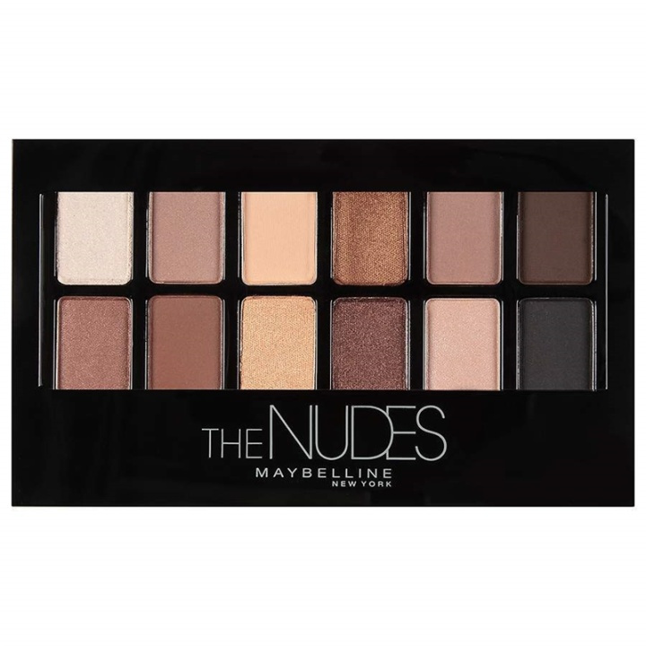 Maybelline The Nudes Øyenskyggepalett 9,6 g i gruppen HELSE OG SKJØNNHET / Makeup / Øyne og øyebryn / Øyeskygger hos TP E-commerce Nordic AB (38-69979)