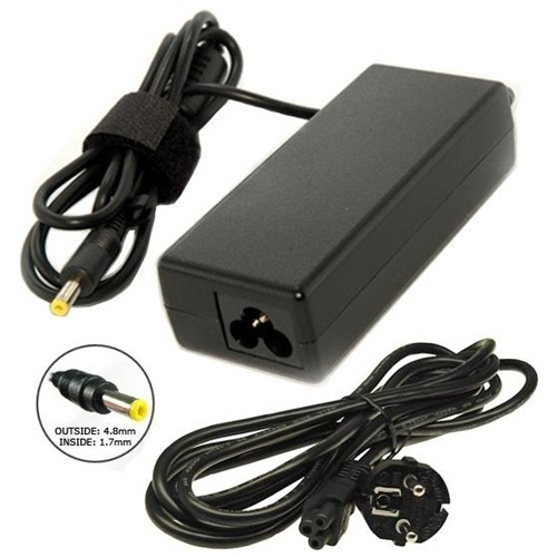 AC Adapter for HP, 18.5V 3.5A 65W (4.8x1.7mm) i gruppen Datautstyr / Bærbare datamaskiner og tilbehør / Lader / Vegglader / HP/Compaq hos TP E-commerce Nordic AB (38-7001)