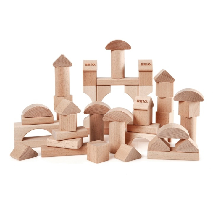 Brio 30113 Sett med 50 klosser i gruppen LEKER, BARN OG BABY / Leker / Byggeleker / Byggeklosser hos TP E-commerce Nordic AB (38-70220)