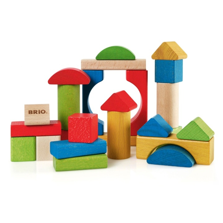 Brio 30114 Sett med 25 klosser i gruppen LEKER, BARN OG BABY / Babyleker (0-3 år) / Aktivitetsleker hos TP E-commerce Nordic AB (38-70221)