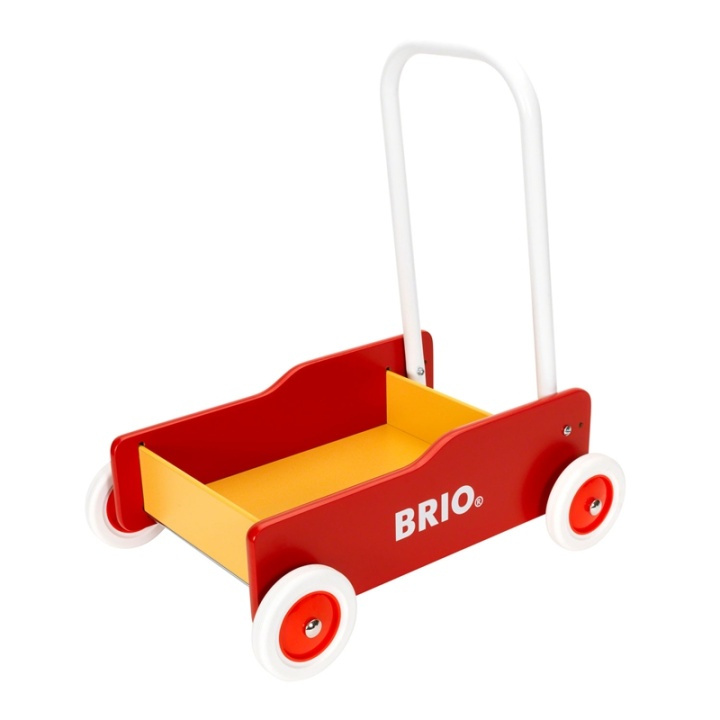 Brio 31350 Lær å gå-vogn rød i gruppen LEKER, BARN OG BABY / Babyleker (0-3 år) / Lære seg å gå hos TP E-commerce Nordic AB (38-70248)