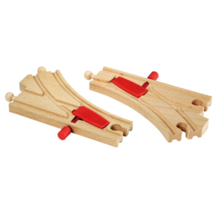 Brio 33344 Mekaniske brytere/2 stk i gruppen LEKER, BARN OG BABY / Leker / Byggeleker / Brio Tågbanor hos TP E-commerce Nordic AB (38-70264)