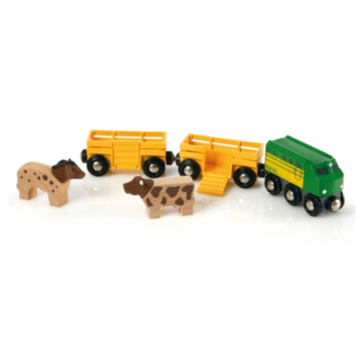Brio 33404 Farm Train Set i gruppen LEKER, BARN OG BABY / Leker / Byggeleker / Brio Tågbanor hos TP E-commerce Nordic AB (38-70269)