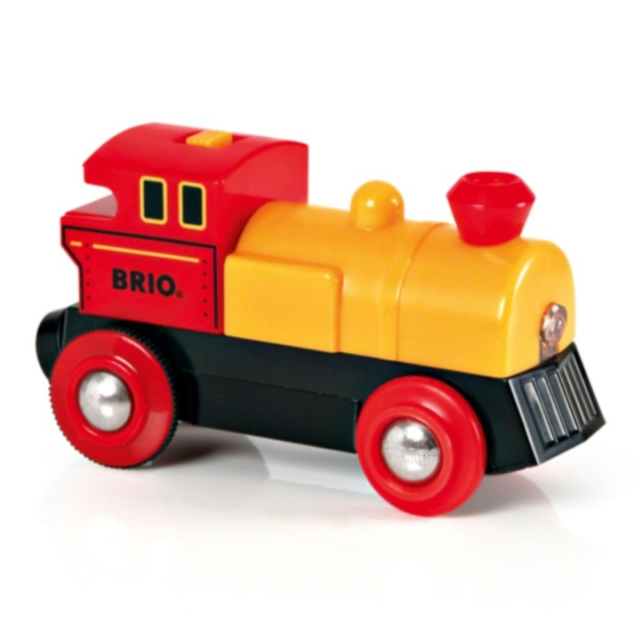 Brio 33594 B/O Lokomotiv Gul/Rød/Svart i gruppen LEKER, BARN OG BABY / Leker / Byggeleker / Brio Tågbanor hos TP E-commerce Nordic AB (38-70276)