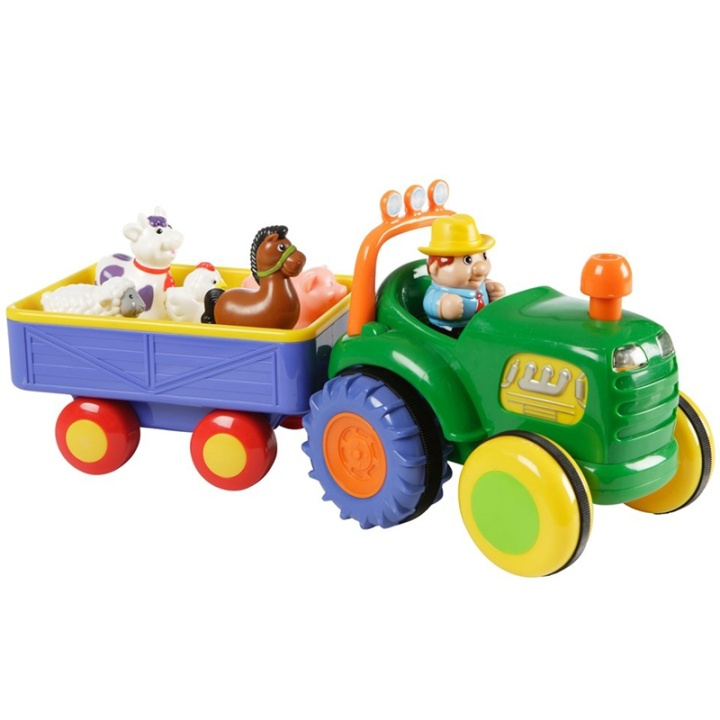 Happy Baby Bondegårdstraktor med tilhenger i gruppen LEKER, BARN OG BABY / Leker / Lekebiler hos TP E-commerce Nordic AB (38-70449)