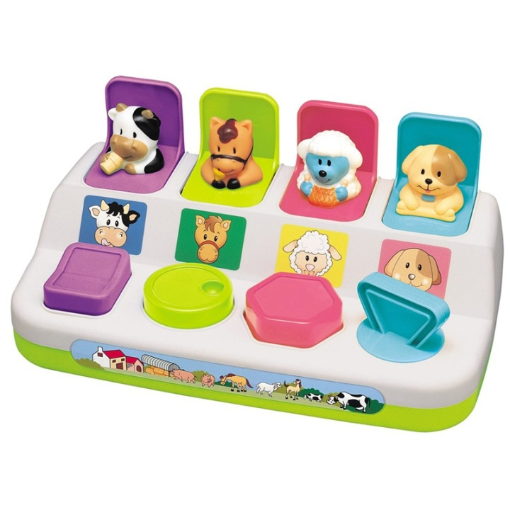 Happy Baby Pop Up-bondegårdsdyr i gruppen LEKER, BARN OG BABY / Babyleker (0-3 år) / Aktivitetsleker hos TP E-commerce Nordic AB (38-70450)