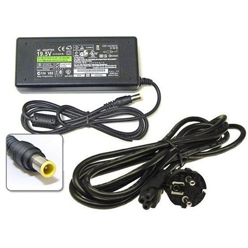 AC-adapter for Sony Vaio, 19,5 V 4,7 A 90 W (6,5x4,4 mm) i gruppen Datautstyr / Bærbare datamaskiner og tilbehør / Lader / Vegglader / Sony hos TP E-commerce Nordic AB (38-7063)