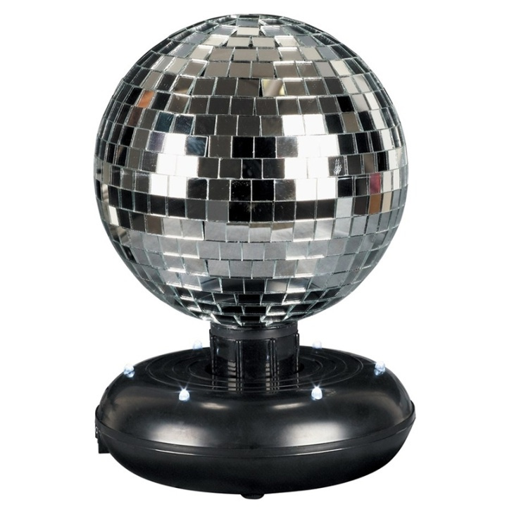 Music LED-speil diskokule 15 cm i gruppen LEKER, BARN OG BABY / Barnerom / Belysning / Bordlamper hos TP E-commerce Nordic AB (38-70682)