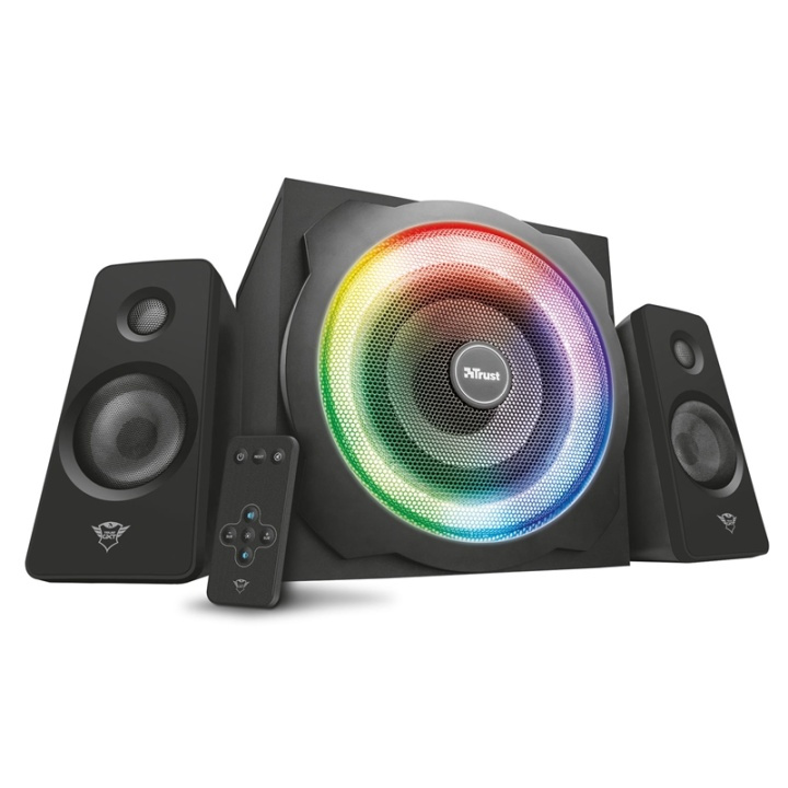 Trust GXT 629 Tytan 2.1 RGB Speakers i gruppen Datautstyr / Datamaskin Tilbehør / Høyttaler hos TP E-commerce Nordic AB (38-71352)