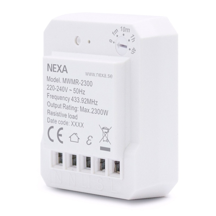 Nexa Innebygd av/på-bryter for mottaker MWMR-2300 i gruppen HJEM, HUS OG HAGE / El og belysning / Elinstallasjon / Tilbehør hos TP E-commerce Nordic AB (38-71436)