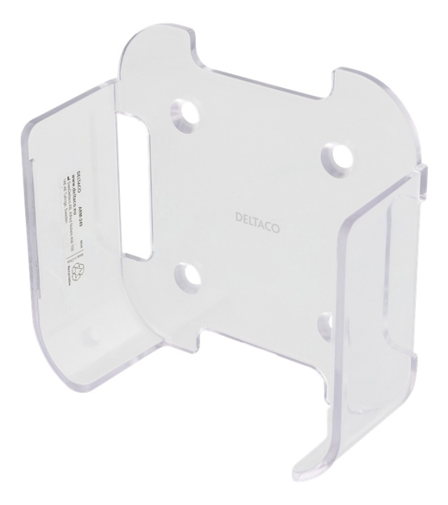 DELTACO wall mount for 4th / 5th gen Apple TV, transparent i gruppen Elektronikk / Lyd & Bilde / TV og tilbehør / Tilbehør hos TP E-commerce Nordic AB (38-71596)