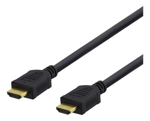 DELTACO Høyhastighets Premium HDMI-kabel, 1,5 m, Ethernet, 4K UHD, svart