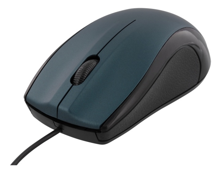 DELTACO wired optical mouse, 3 buttons with a scroll, 1200 DPI, blue i gruppen Datautstyr / Mus & Tastatur / Mus / via kabel hos TP E-commerce Nordic AB (38-71685)