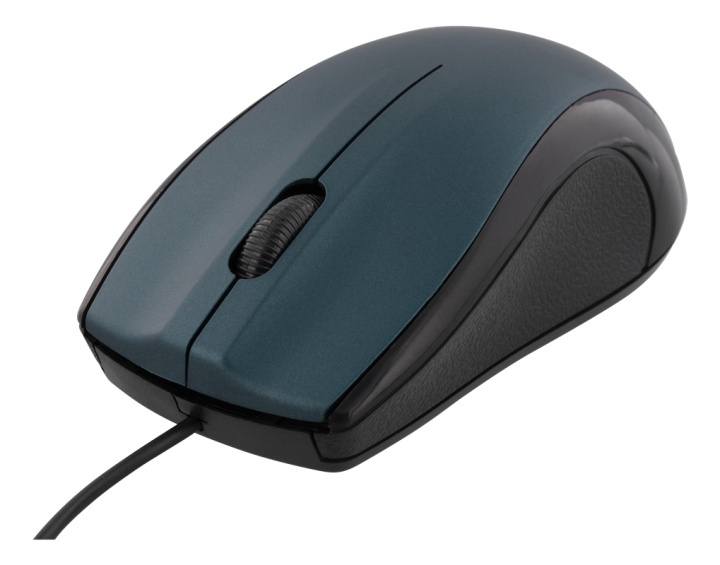 DELTACO kablet optisk mus, 3 knapper med scroll, 1200 DPI, blå i gruppen Datautstyr / Mus & Tastatur / Mus / via kabel hos TP E-commerce Nordic AB (38-71685)