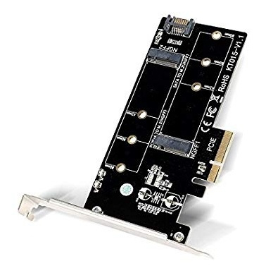 M.2 PCIE-kort i gruppen Datautstyr / PC-Komponenter / Harddisker / Adaptere og tilbehør hos TP E-commerce Nordic AB (38-71808)