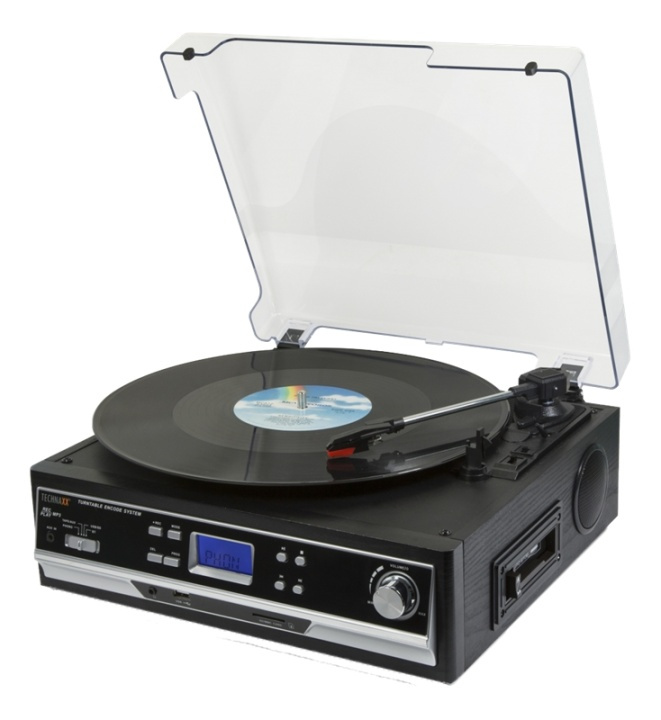 Bluetooth plate- og kassettkonverter TX-22+ i gruppen Elektronikk / Lyd & Bilde / Hjemmekino, HiFi og bærbar / Kompakt Stereo & Platespillere hos TP E-commerce Nordic AB (38-71976)