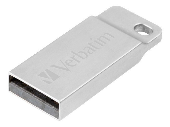 Verbatim Store \'n\' Go Metal Executive USB 2.0-stasjon i sølv, 16 GB i gruppen Elektronikk / Lagringsmedia / USB-Pinner / USB 2.0 hos TP E-commerce Nordic AB (38-72007)
